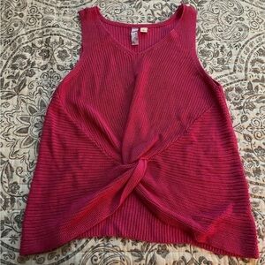 Ayla pink knotted shirt- Size S